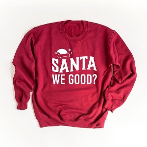 Simply Sage Market Women's Graphic Sweatshirt Santa We Good - 1 of 2