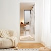 Okak 70*31in Shatter-Proof Full Body Mirror with Aluminum Alloy Frame, Wall Mirror with High Definition, Mirror for Bedroom, Living Room - 2 of 4