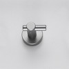 OUTSUPPLY 4-Pack Matte Black Wall Hooks for Bathroom, Bedroom, Entryway with Screws, Space Saving Design - 4 of 4
