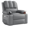 TROPOW Oversized Electric Power Recliner Chair with Heat & Massage - 360° Swivel Rocker Recliner for Living Room, PU Leather Recliner - 2 of 4