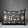 Creative Products Let it Snow 20 x 14 Spun Poly Pillow - 3 of 3