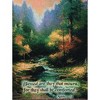 Manual Woodworkers and Weavers Creekside Trail Tapestry Throw Blanket 50"x60", Cotton, Scenic Nature Path with Inspirational Verse - 3 of 3