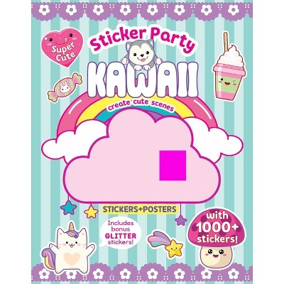 Kawaii Sticker Party - by  Iseek (Paperback)