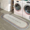 Sussexhome Non Skid Cotton Washable Laundry Room Indoor Runner Rug, 20" x 59" - 2 of 4