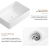 Hrinhom 19.7" W Bathroom Vanity Sink,Modern Ceramic Wash Basin Without Faucet - 3 of 4