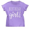 Lalo & Luna Happy Birthday T-Shirt (Girls 1 to 12) Sassy Kids Party Tee - Sweet Baby/Toddler Outfit - 2 of 4