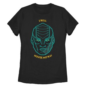 Women's Star Trek: Discovery Klingon L'Rell House Mo'Kai 2D Portrait T-Shirt - 1 of 3