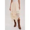 Women's Lace Tier Midi Skirt - Vanilla Monkey - 3 of 4