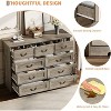 GAOMON 9-Drawer Dresser for Bedroom- Vintage Rustic Wood Chest with Natural Texture, Spacious Storage for Clothes & Essentials - 3 of 4