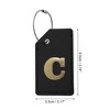 Unique Bargains Luggage Tag Black 1 Pc - 2 of 4