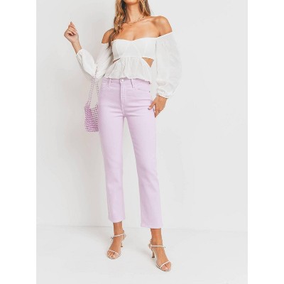 Women's Cigarette Slim Jean - JUST BLACK DENIM