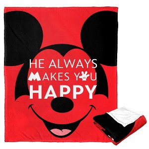 Disney 100 He Makes You Happy Silk Touch Throw - 1 of 4