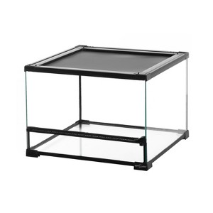 REPTIZOO Tropical Reptile Full Glass Terrarium 18" x 18" x 12.6" - 1 of 4