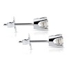 Pompeii3 1/2 cttw Round Brilliant Cut Diamond Studs 14K White Gold Enhanced - 3 of 4