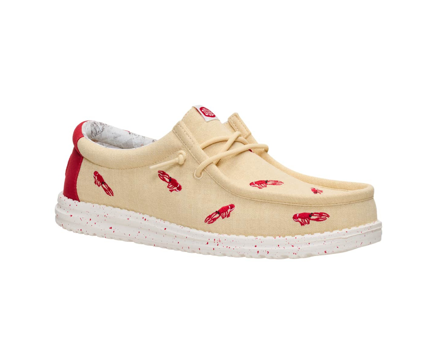 HEYDUDE Men Wally Embroidered Crawfish, Boulder Tan/Multi, цвет: Рыжевато-коричневый — фото 5
