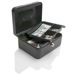 Honeywell Steel Cash Box with Removable Tray