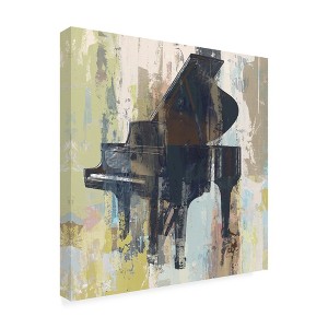 Trademark Fine Art -Studio W-Dh 'Bluebird Piano' Canvas Art - 1 of 4