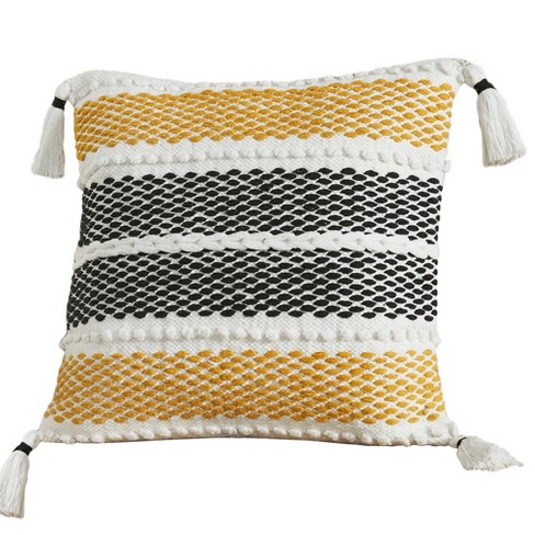 Modern Black Stripe Decorative Throw Pillow Cover Cushion Cover