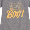- Peanuts - Boo Graphic Short Sleeve Fleece Dress - 2 of 4