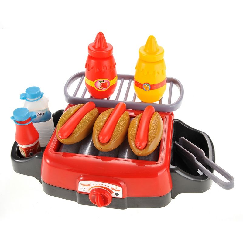 Link Little Chef Hot Dog Roller Grill, Electric Stove Play Set, Food Kitchen Appliance, Kids Food Pretend Play, 4 of 8
