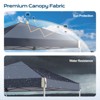 Aoodor 12'x 12' Pop Up Canopy Tent, Beach Tent with Roller Bag, Portable Instant Shade Canopy - 4 of 4