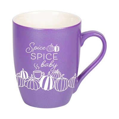 Elanze Designs Spice Spice Baby Passion Purple 10 ounce New Bone China Coffee Cup Mug