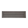 Vynxaria 59"W Modern Outdoor Dining Bench Aluminum Frame (Rust-Resistant), X-Shaped Legs, Slat Top, 550lbs Capacity - 4 of 4