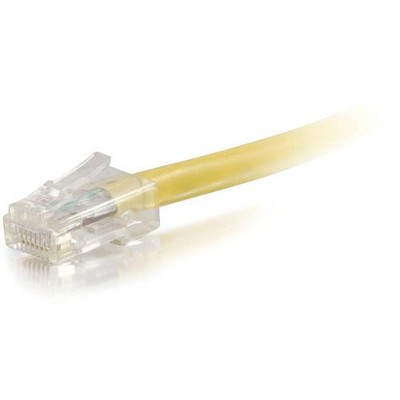 C2G-10ft Cat5e Non-Booted Unshielded (UTP) Network Patch Cable - Yellow - Category 5e for Network Device - RJ-45 Male - RJ-45 Male - 10ft - Yellow