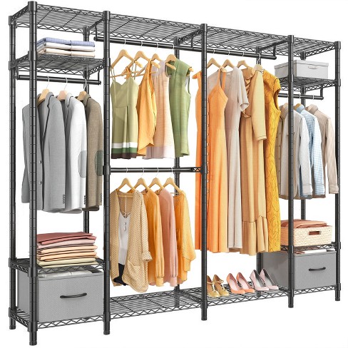 Vipek V5i Garment Rack Bedroom Armoires Freestanding Closet Organizer  Portable Wardrobe Closet, Medium Size - Black : Target