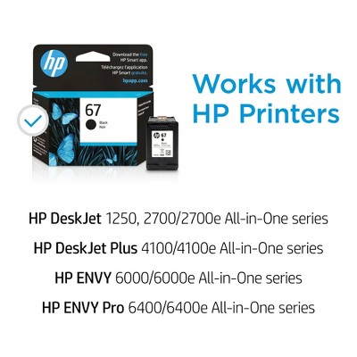 HP 67 Black Standard Yield Ink Cartridge