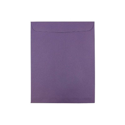 JAM Paper 10 x 13 Open End Catalog Envelopes Dark Purple 50/Pack (1287032i) 1287032I