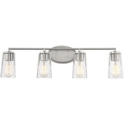 Savoy House Sacremento 4 - Light Vanity in  Satin Nickel