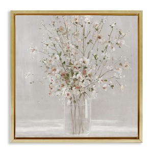 Stupell Industries Neutral Flower Vase Arrangement, 18" x 18" - 1 of 4