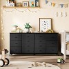 14 Drawer Dresser, 63 Inch Dresser TV Stand with Power Outlet - 2 of 4