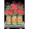 Joy Mason Jars Christmas Garden Flag 18" x 12.5" Briarwood Lane - 3 of 4