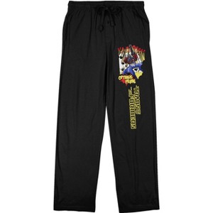 Transformers Optimus Prime Men's Black Sleep Pajama Pants - 1 of 4