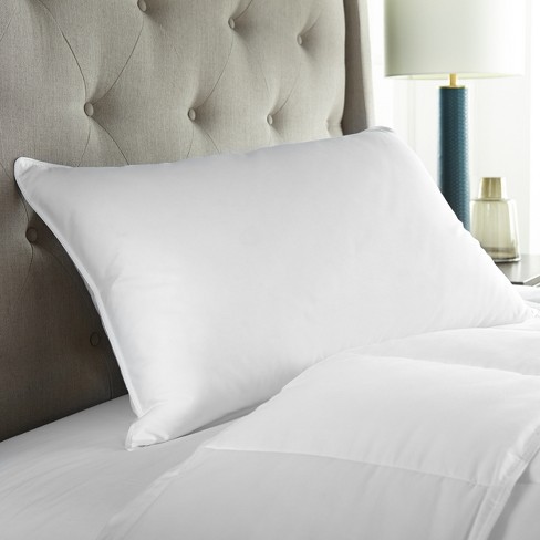 The White Company Firm Soft & Light Breathable Down Alternative Pillow, Size King in Ivory at Nordstrom