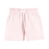 Hudson Baby Infant Girls Shorts Bottoms 4-Pack, White Coral Daisy - 3 of 4