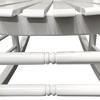 Vynxaria White Adult Rocking Chair - Perfect for Balcony and Porch Relaxation - 3 of 4
