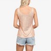 Anna-Kaci Women's Sequin Tank Top Sleeveless Scoop Neck Sparkly Party Blouse - 4 of 4