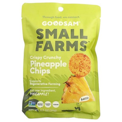 GoodSam, Small Farms, Crispy Crunchy Chips, Pineapple, 0.7 oz