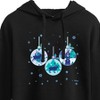 Women's - Frozen 2 - Winter Wonderland Ornaments Christmas Cropped Graphic Hoodie - 2 of 3