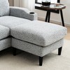 Convertible 3-Seater L-Shaped Sectional Sofa with Storage, USB & Cup Holder - 4 of 4