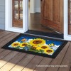 Briarwood Lane Doormat 30x18 Indoor Outdoor Sunflowers and Bees Summer For Summer Doormat - 3 of 4