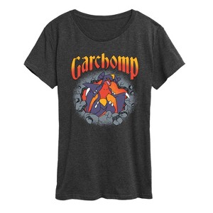 Women's - Pokémon - Garchomp Rocks Short Sleeve Graphic T-Shirt - 1 of 4