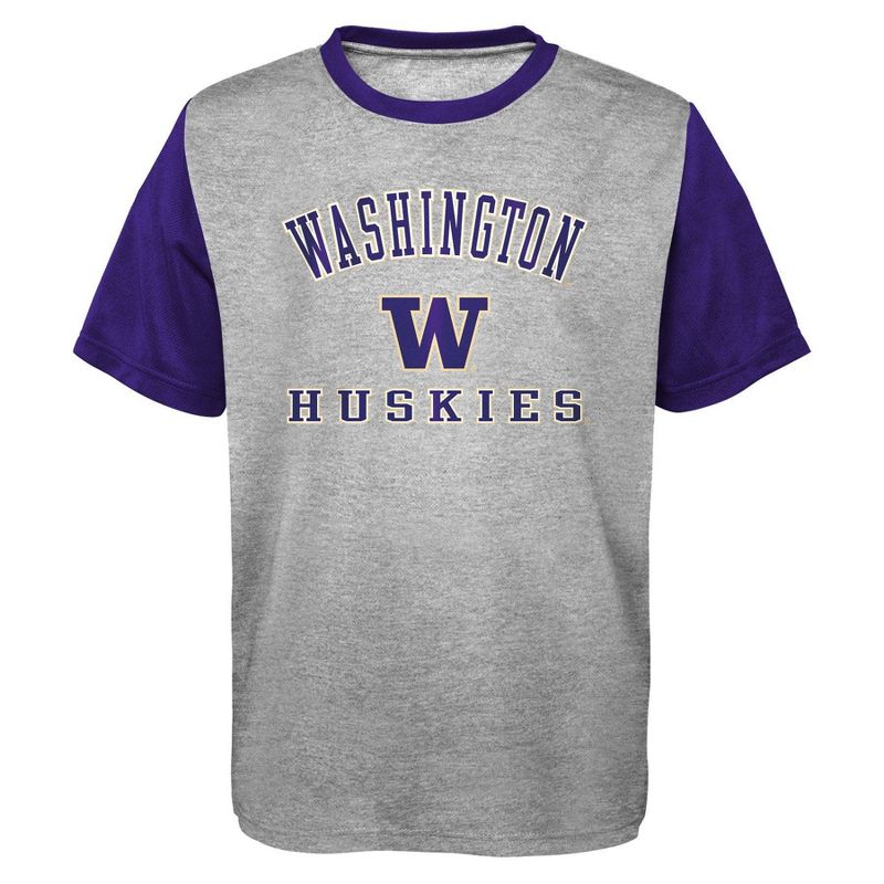 NCAA Washington Huskies Toddler Boys&#39; T-Shirt &#38; Shorts Set, 2 of 4