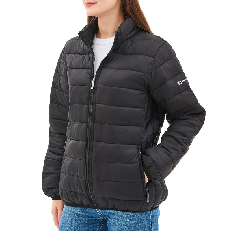 Alpine Swiss Amy Womens Lightweight Puffer Jacket Water Resistant Down Alternative Packable Coat, 2 of 7