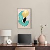 Art Remedy Abstract Earring Contemporary Shapes Abstract Wall Art Framed - 2 of 4