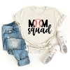 Simply Sage Market Mom Squad Baseball Short Sleeve Tee - S - Oatmeal - 3 of 4