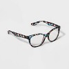 Girls' Blue Light Filtering Oval Glasses - Cat & Jack™ Clear - image 2 of 2